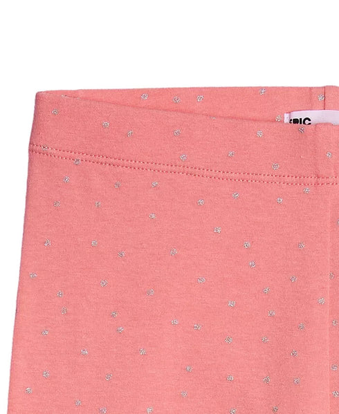EPIC THREADS Toddler Girls Glitter Dot Legging Fresh Peach Size 3T